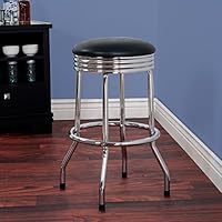 Algopix Similar Product 13 - Trademark Gameroom Retro Ribbed Swivel
