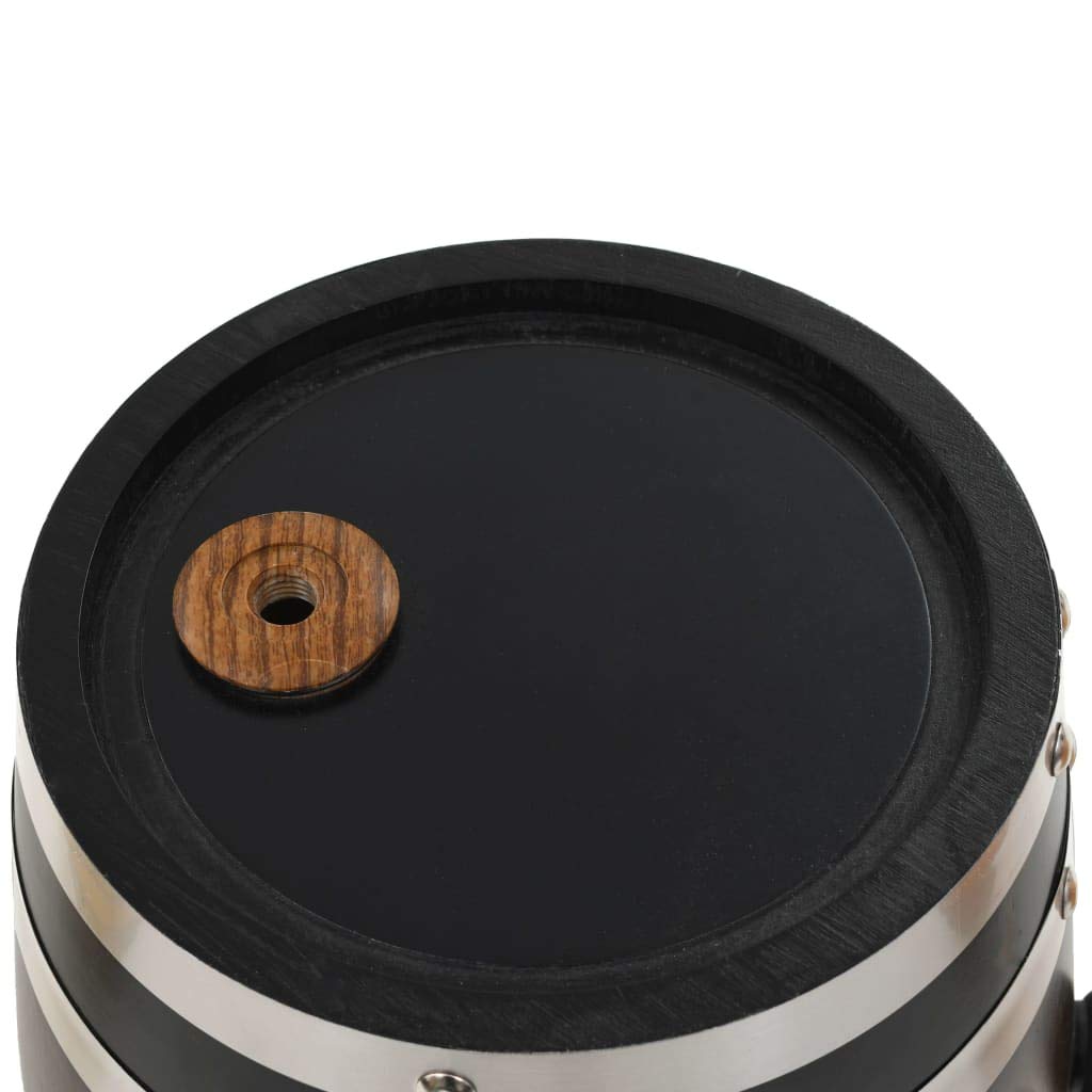Home Tools - Barril de vino con grifo de madera de pino maciza, 6 L