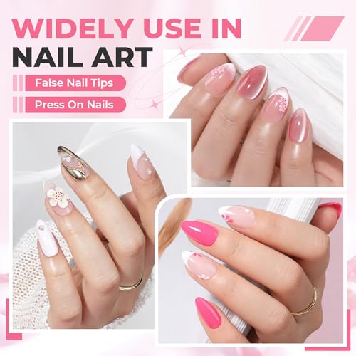 Image of UNA GELLA Super Strong Nail Glue for Press On Nails: 20g, Solid Gel Nail Glue No Lamp Need, Fast-Curing, Long Lasting Hold, DIY Home Salon for Press On False Acrylic Nails No U /V Cure