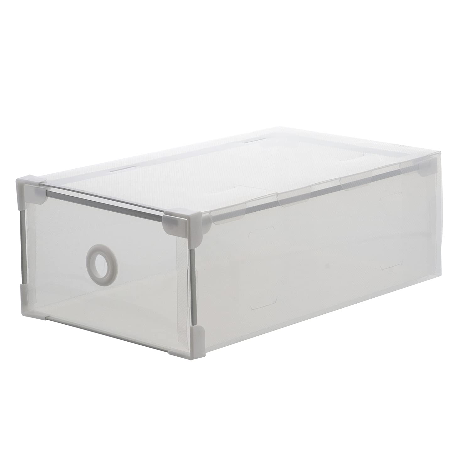 Amazon.co.jp: ベストコ シューズボックス 収納 ドロワー ユニセックス