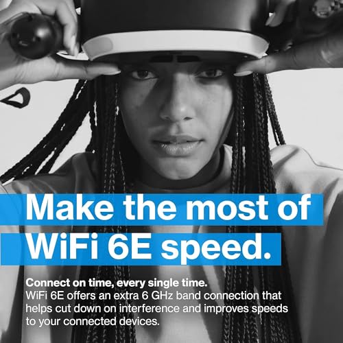 Image of Linksys Velop Pro 6E WiFi Mesh System | One Cognitive Mesh Tri-Band Router | 5.4 Gbps (AXE5400) Speeds | 3,000 sq ft Coverage | Connect 200+ Devices | 1Pk MX6200 Grey | 2024 Release