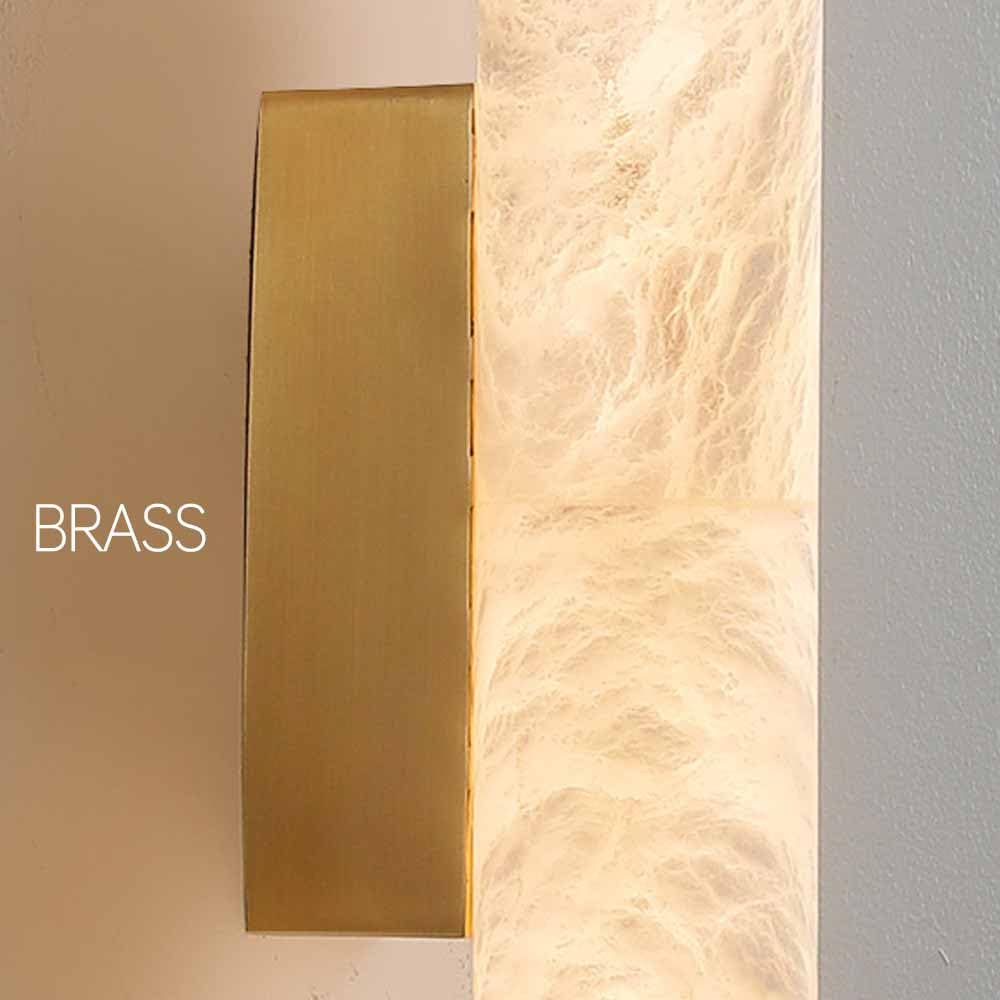 Amazon.co.jp : 天然アラバスター燭台大理石の壁取り付け用燭台モダン