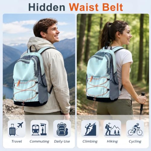 Image of Venzina Trekking Small Bags, Lightweight Hiking Backpack Packable