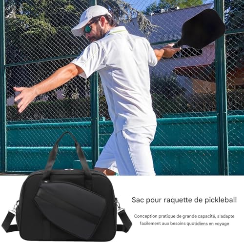 Bolsa de deporte para pickleball que soluciona el espacio para tus zapatillas 2