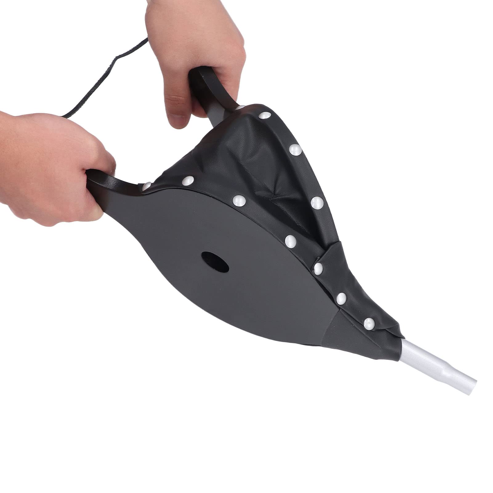 Ventilatore per Camino in Legno Fatto a Mano, soffiatore d’Aria in Legno per Barbecue Resistente al Fumo, mantice da Fuoco ergonomico con Cinghia di Sospensione per camini Interni,