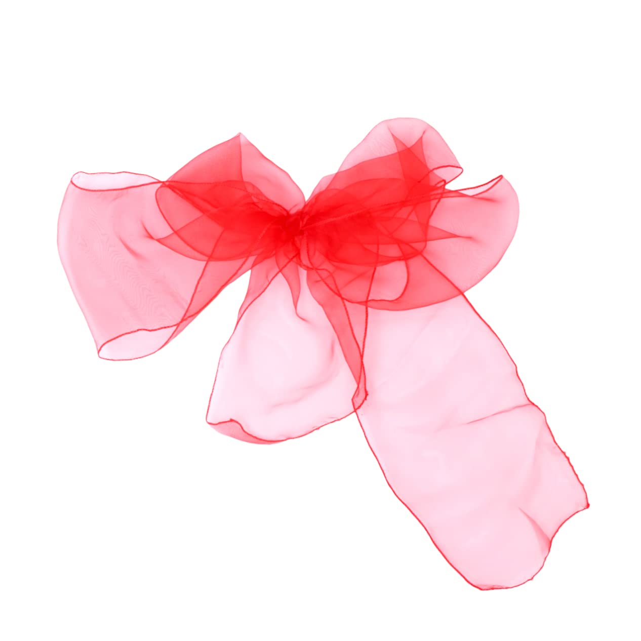 Alipis 30 Pz Decorazione Fiocco in Organza Decorazione Di Nozze Sedie Da Matrimonio Telai Per Sedie in Organza Decorazione Della Festa Nuziale Archi Della Sedia Da Sposa Rosso