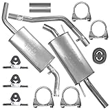 Das Blech ist doppelt aluminiert - sowohl von der Außenseite als auch von der Innenseite des Schalldämpfers. Das ist sehr wichtig. Die Schalldämpfer korrodieren häufig von innen wegen der in Abgasen enthaltenen Säuren und des im Schalldämpfer angesammelten Wassers. Unsere Schalldämpfer zeichnen sich durch längere Lebensdauer und Korrosionsbeständigkeit aus