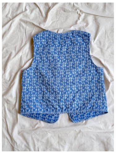 SHENHE Women's Tie Front Textured Floral Tank Top V Neck Sleeveless Casual Boho Vest2