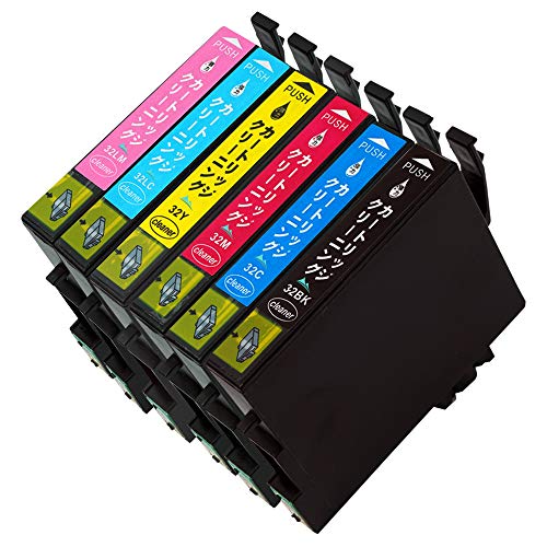 Amazon.co.jp: プリンター 洗浄インク IC6CL32 ヒマワリ 【6色セット