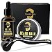 Beard Growth Kit, Beard Derma Roller+ Beard Growth Serum Oil+ Beard Balm, Facial Hair Growth Kit, Derma Roller for Men, Beard Roller Kit, Perfect Gift for Men