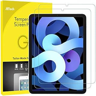 JETech Ochraniacz Ekranu dla iPad Air 5/4 (10,9 Cala, Model 2022/2020, 5/4 Generacja), Folia ze Szkła Hartowanego, HD Wyczyść, 2 Sztuki
