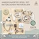 Tiny Nomads Montessori Busy Board motorikbrett ab 1 2 3 4 Jahr - Motorikboard für Baby Sensorik Activity Board holzspielzeug lernfördernd Montessorispielzeug