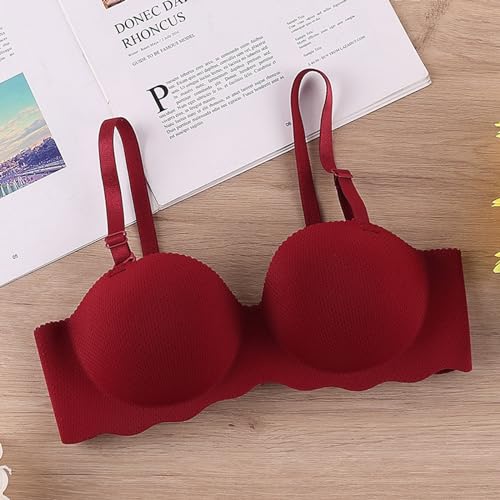 Soutien-gorge push-up respirant et confortable à sangle ajustable en noir