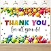 Humkat Thank You for All You Do Backdrop 5X3FT Cloth Fabric Thanks Party Background Retirement Professors Teachers Doctors Nurses Day Staff Appreciation Party Decorations, Reusable and Washable