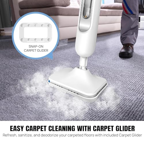 Image of ECOMISTIQ Steaming Mop EU Plug Handheld Steam Cleaner for Hardwood Floors Laminate Carpet|Home & Garden | Household Supplies & Cleaning | Carpet Steamers