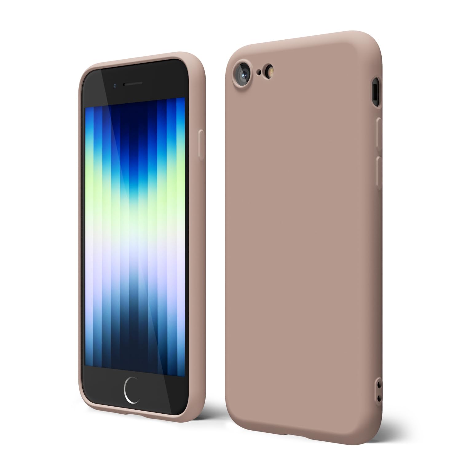 oakxco for iPhone 16 Pro Max Case Liquid Silicone, Soft Rubber Gel Elegant Aesthetic Basic Simple Cover, Cute Thin Slim TPU Matte Solid Color Plain Smooth Case for Women Girl, Light Pink — view 660