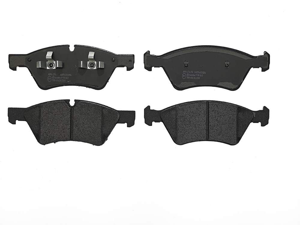 Brake Pads Set fits MERCEDES ML300 W164 3.0D Front 09 to 11 Brembo 0004201105