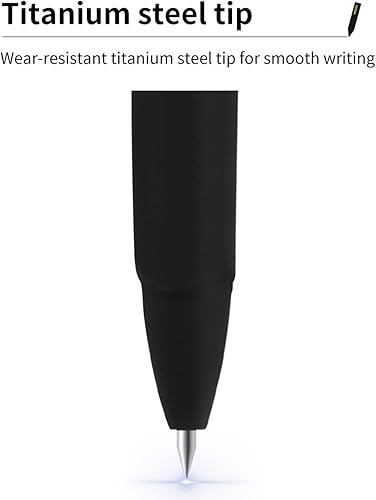 Miniatura 3 de Bolígrafos de tinta de gel, bolígrafos de oficina, bolígrafos de aprendizaje, 0.028 in, negro, paquete de 12 (negro, 0.028 in-12 unidades)