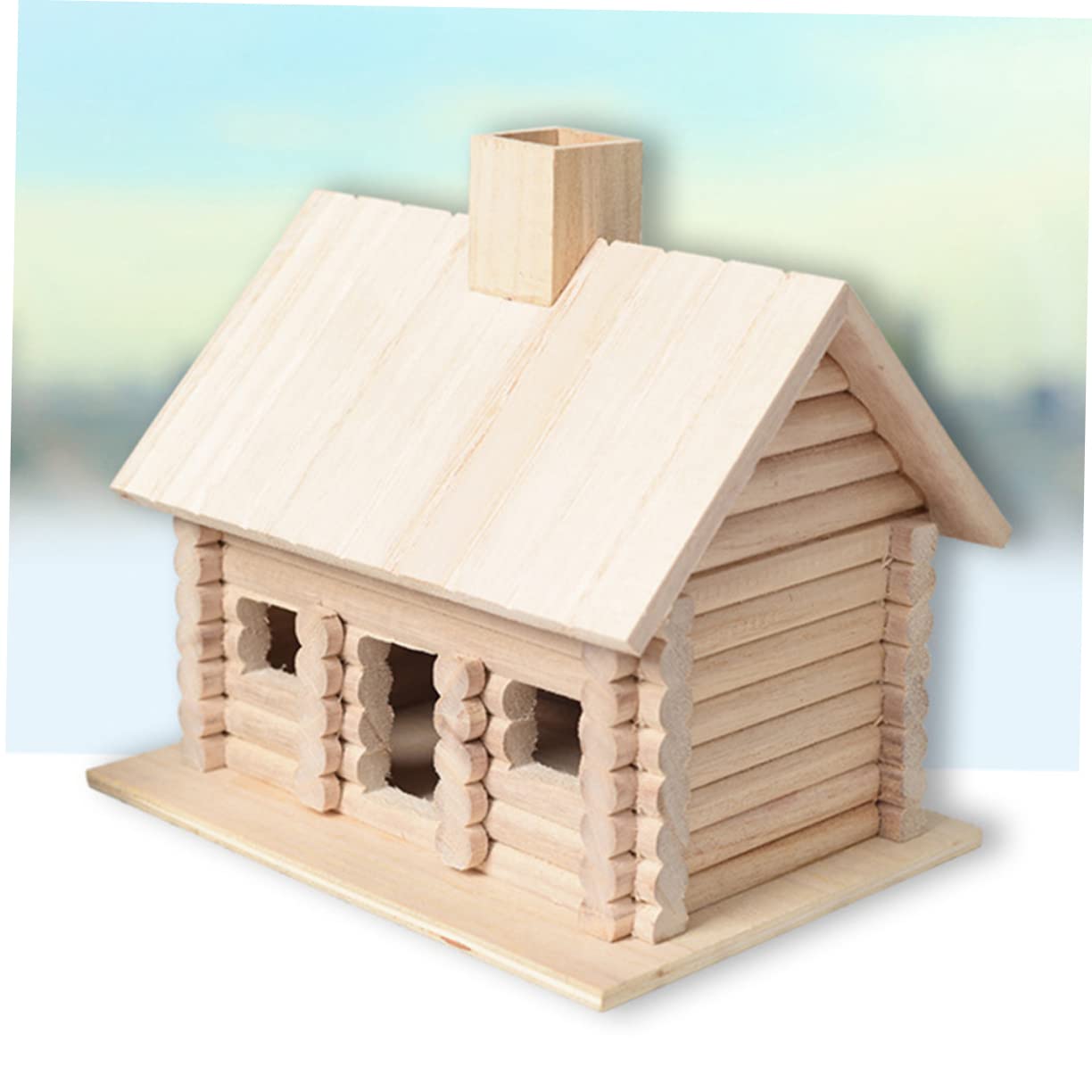 Maison des Oiseaux en Bois Fait Main à Large Entrée pour Canari Extérieur