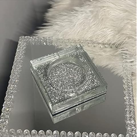 Luxury Crushed Diamond Ashtray with Stunning Design Cover