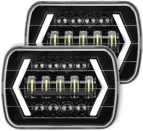 Faros LED de coche 6000K para mejorar visibilidad en Nissan 240S
