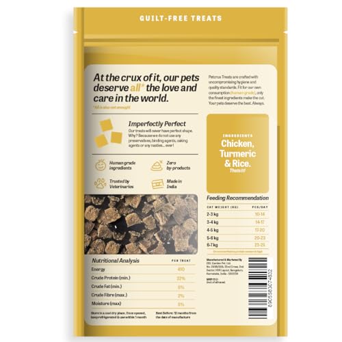Image of Petcrux Chicken Liver Bits with Turmeric Cat Treats, 70g