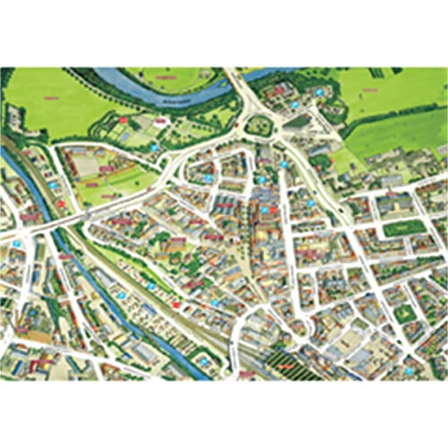 The Happy Puzzle CompanyJigraphy Cityscapes Carlisle 400 Pieces - Jigsaw Puzzles for Adults 400