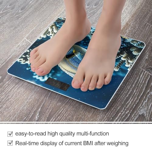 Báscula de Baño Digital de Vidrio Templado 400 lb LCD miniatura 5