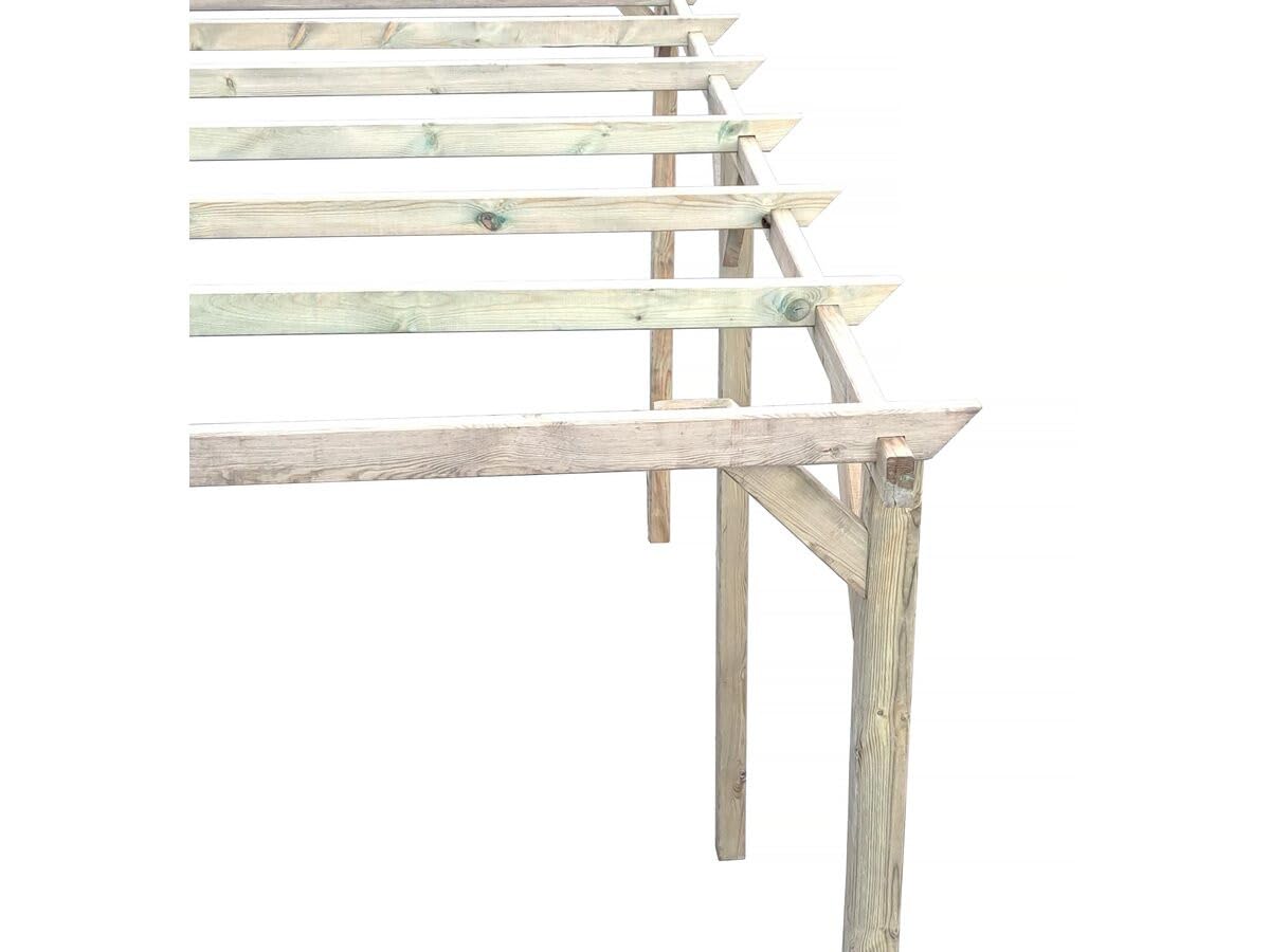 Carport Voiture en Bois Sunny 3 x 5 m