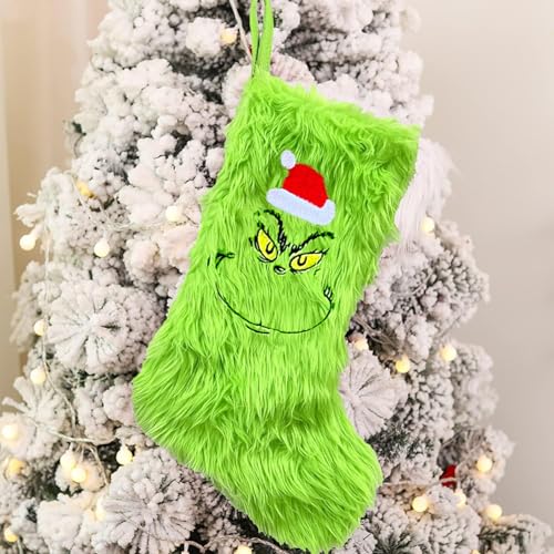 Weihnachtsstrümpfe, 50cm Große Grinch Weihnachten Strümpfe, Grinch...