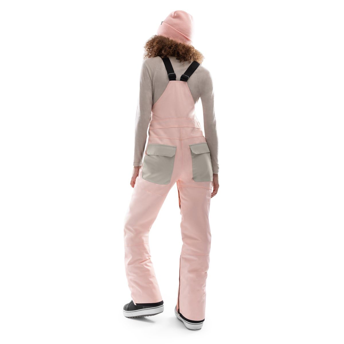 SIROKO - Snowboardhosen für Damen B1-W Arosa - M - Rosa/Beige