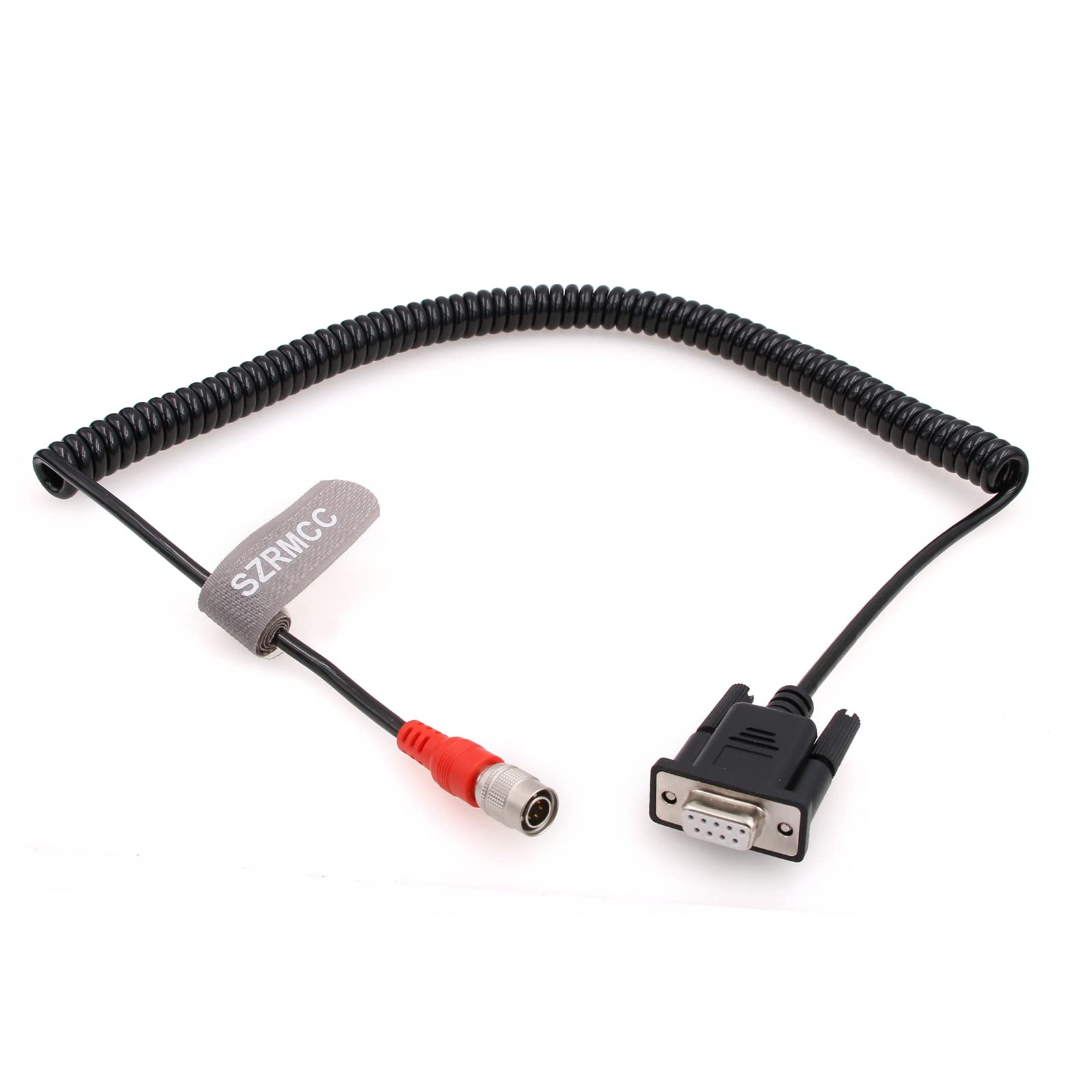 Hirose ～　0509 SZRMCC Hirose 6 Pin Male to Serial DB9 Data Collector Coiled Cable