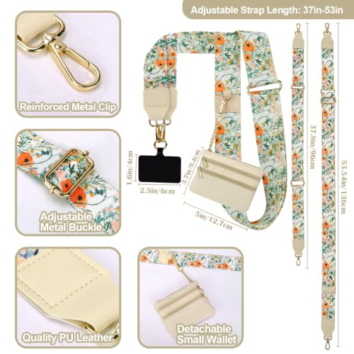 Image of XANGNIER Clip and Go Strap for Phone with Wallet Crossbody,Multicolor 38