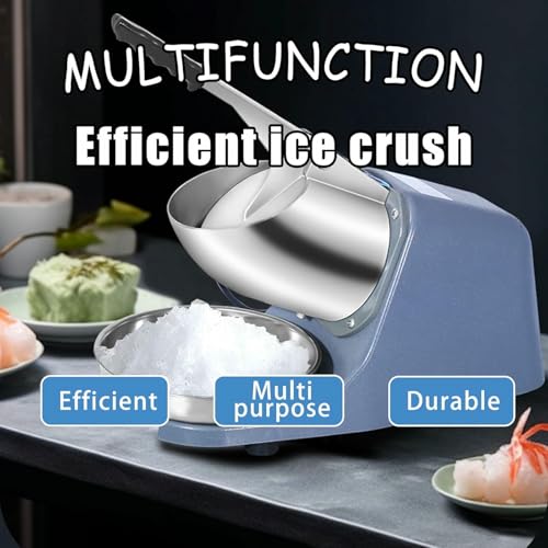 Trituradora de hielo eléctrica industrial para raspados y postres en locales comerciales 3