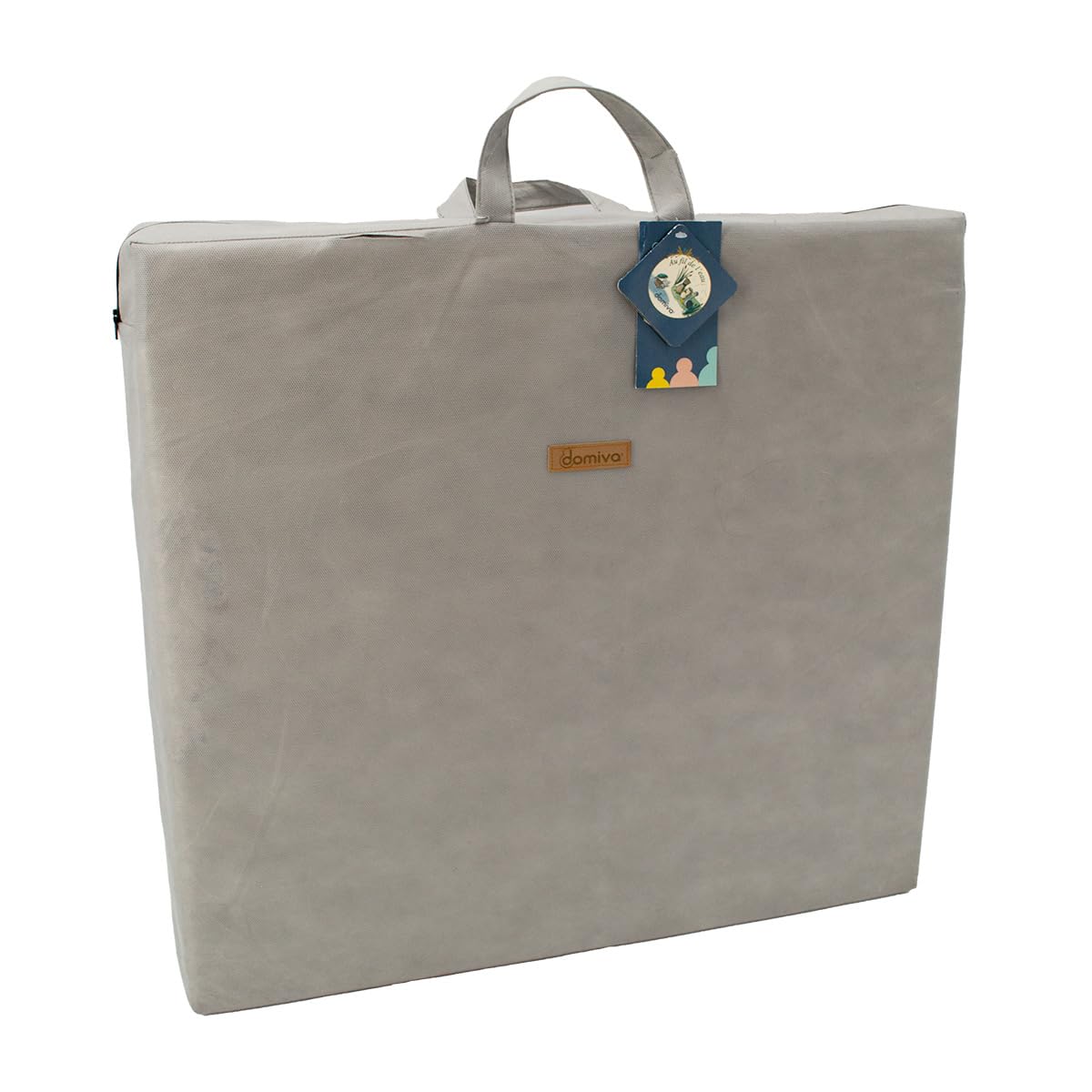 Domiva – Colchón Plegable de 2 Solapas de 60 x 120 cm, 5 cm al Hilo del Agua