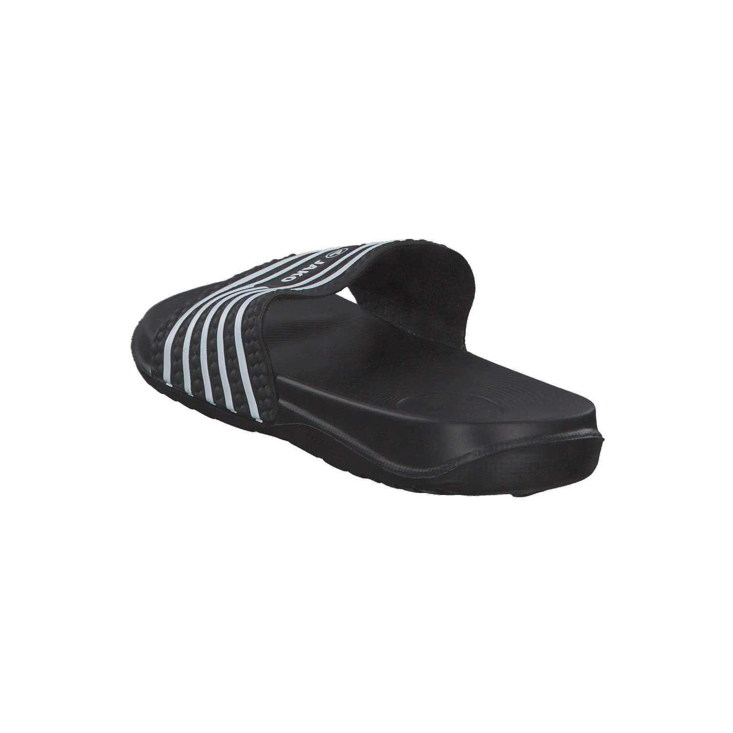JAKO Unisex Badelatschen Jakolette II, schwarz/weiß, 37 EU, 5730-