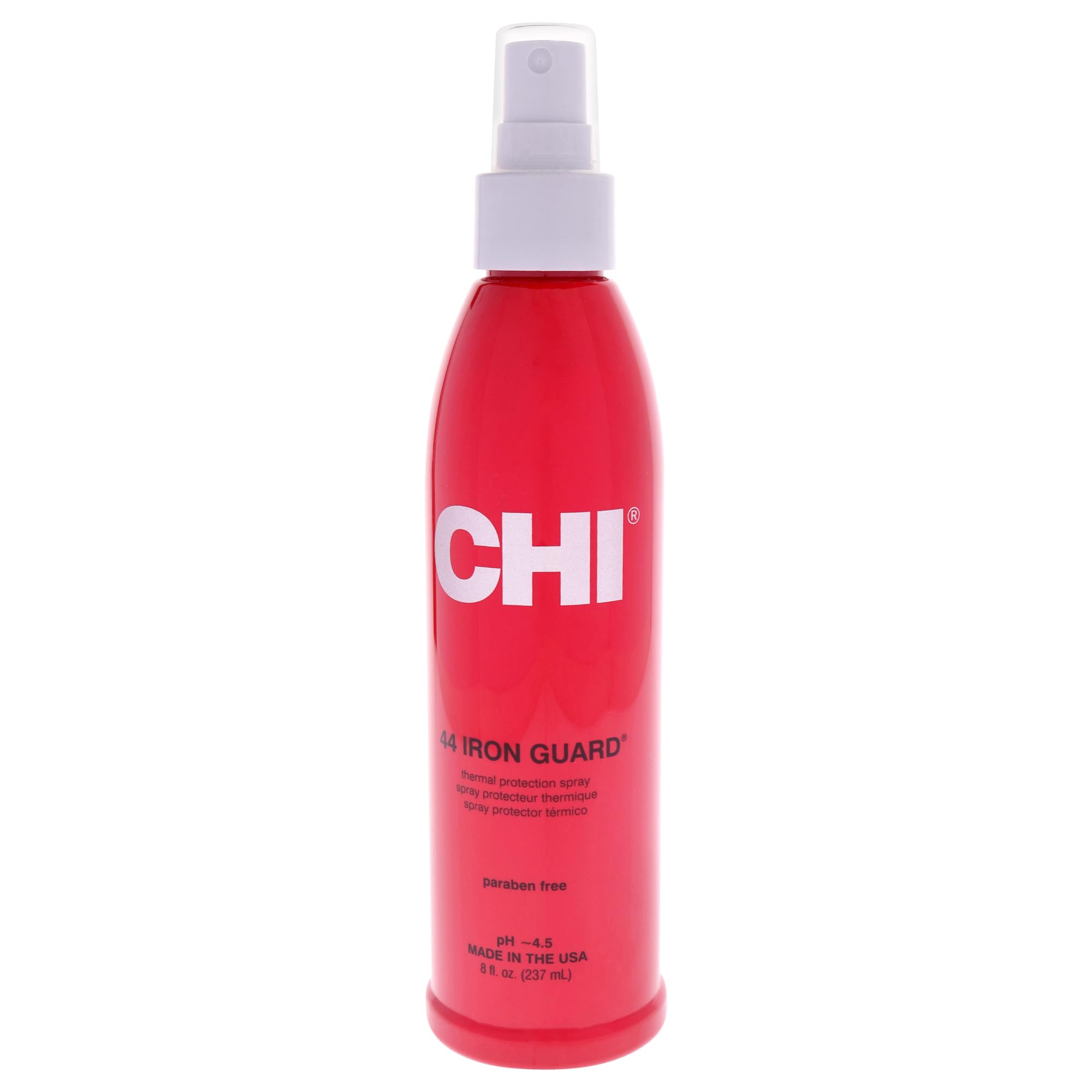 CHI 44 Iron Guard Thermal Protection Spray | Heat Protection Spray for Hair | Hair Spray for Heat Styling | Hair Care | Maintain, Repair & Protect | Colour-Safe & Paraben-Free Hair Products, 237ml