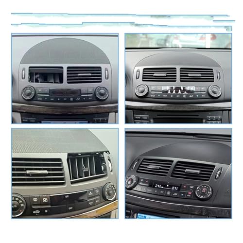 Rejilla de ventilación premium para Benz Clase E W211, cubierta delantera derecha beige oscuro 3