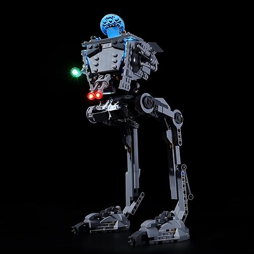 Miniatura 8 de Kyglaring Kit de iluminación LED solo juego de luces diseñado para Lego Star Wars Hoth at-ST 75322 Model Building Set, sin juego de Lego (versión