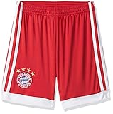 adidas Kinder FC Bayern Heim Shorts, FCB True Red/White, 176