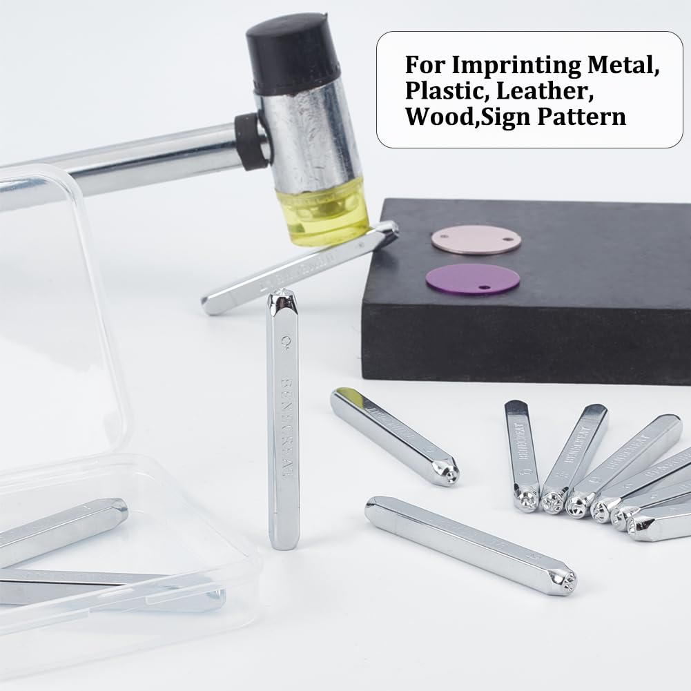 Set 3 Timbri In Metallo A Stella - 2/4/6mm, Per Pelle, Legno, Metall, Per Artigianato E Gioielli - Foto 7