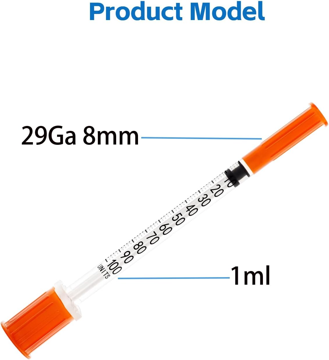 20 Pack Plastic Transfer Tools with Cap, 1ml Multiple Uses Measuring Tools(29g 8mm), Lab Accessories for Labs, Crafts, Individually Wrapped (20)