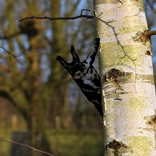Steelmonks Tree Stake, Squirrel in Matte Black - Image 3