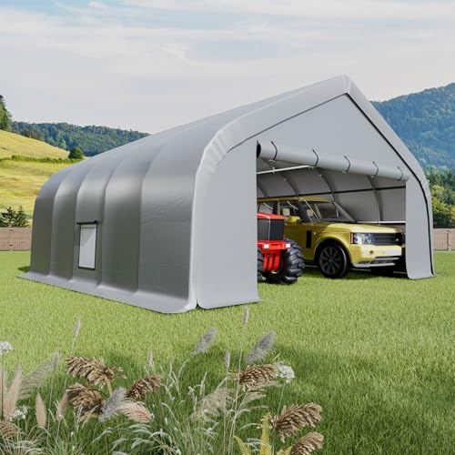 EROMMY 20x20 FT Heavy Duty Carport