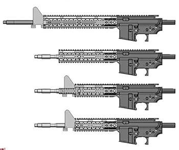 NOVESKE m4 ハンドガード 12.658インチ NOVESKE 正式ライセンス 実物ピッチ 対応 NSR GEN4 / 15インチ M