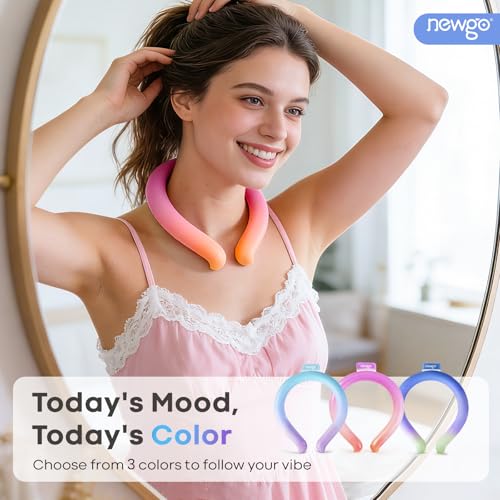 Image of NEWGO Neck Cooling Tube, Neck Cooler Wrap for Summer, 3 Pack