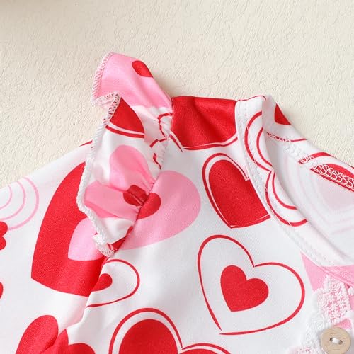 Image of Newborn Baby Girl Clothes Toddler Girl Outfits Ruffle Long Sleeve Tops Pants with Hats and Headband Fall Summer Clothes Sets