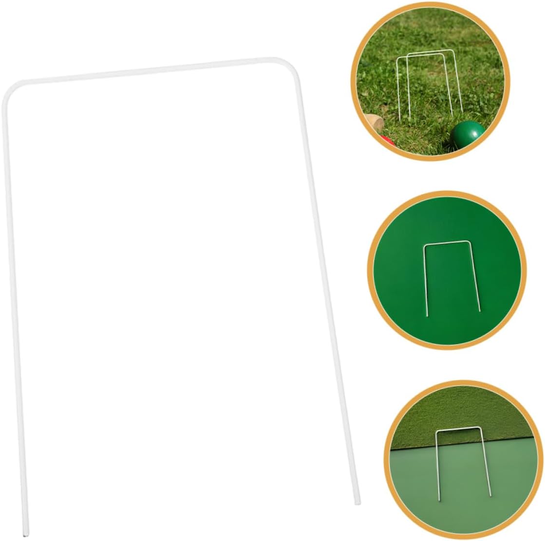 10pcs Durable Hoops for Backyard Garden Games Weatherproof Replacement Accessories for Family Fun and Friendly Competition