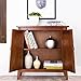 Leick Home Mission Hall Console Table, Solid Wood, 2-Door Storage with 1 Interior Shelf, Slim Profile, Easy Assembly, Russet Brown, 30 in L x 11 in D x 30 in H, Small Entryway Cabinet, 10001-RS