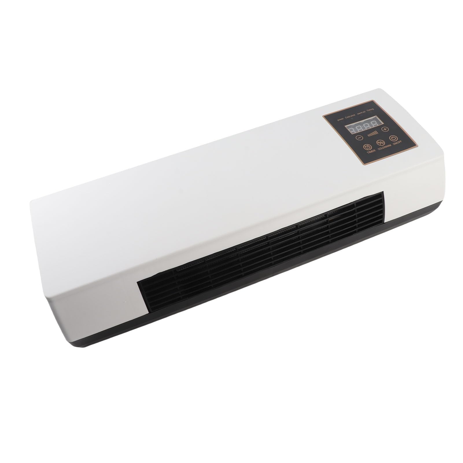 ZJchao Dual Use Wall Mounted Heating Machine, Small Fan Highly Efficient Blows Nature and Hot Air Fan Wide Angles Mobile Mini Hot Fan for Bedroom Living Room Office